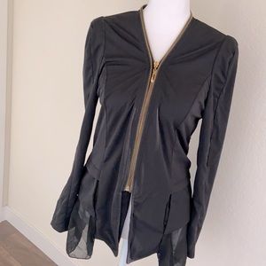 Zip-up Black Blazer